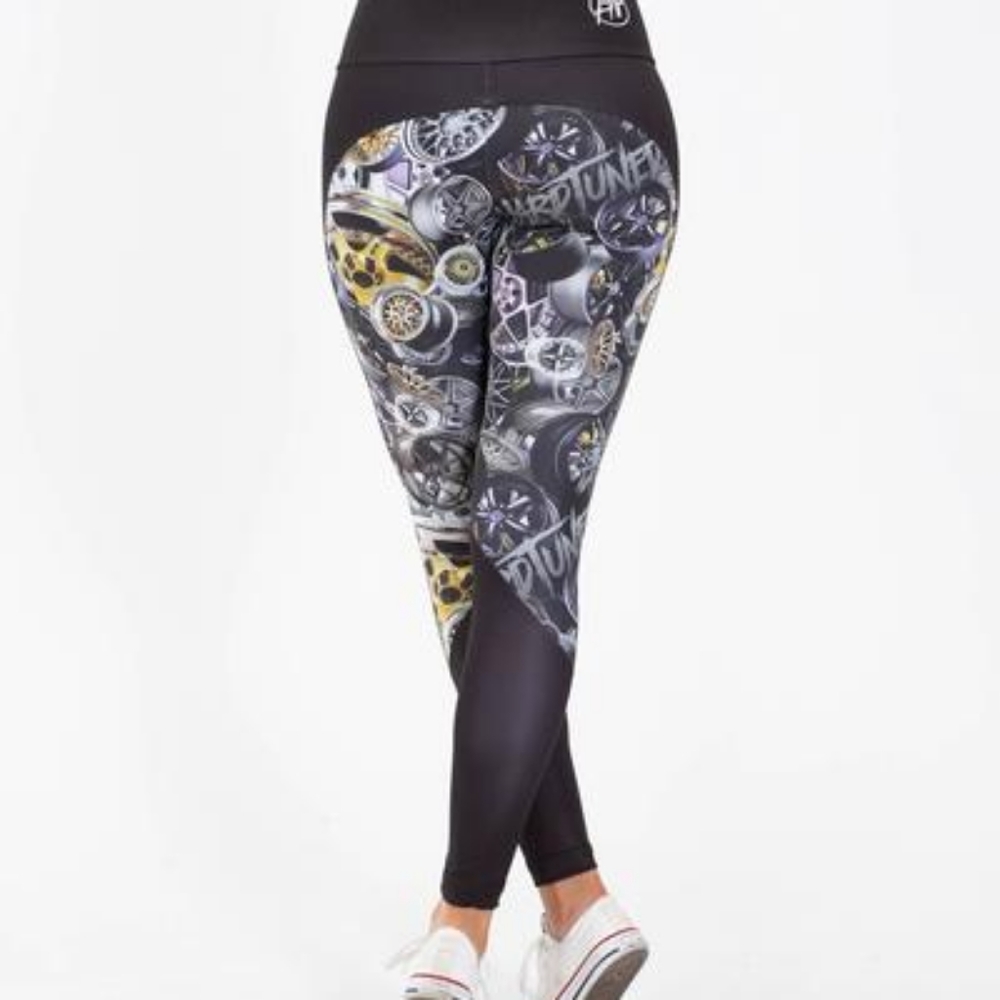 Hardtuned Booty Kicks Classic Wheel Leggings